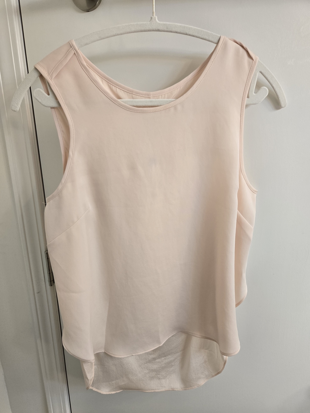 NWT rag & bone Sleeveless Layered Camisole Blush Size S *Stain*